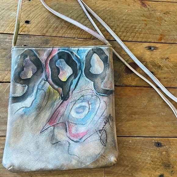 Jenny Yoo wearable art crossbody purse - Picture 1 of 6